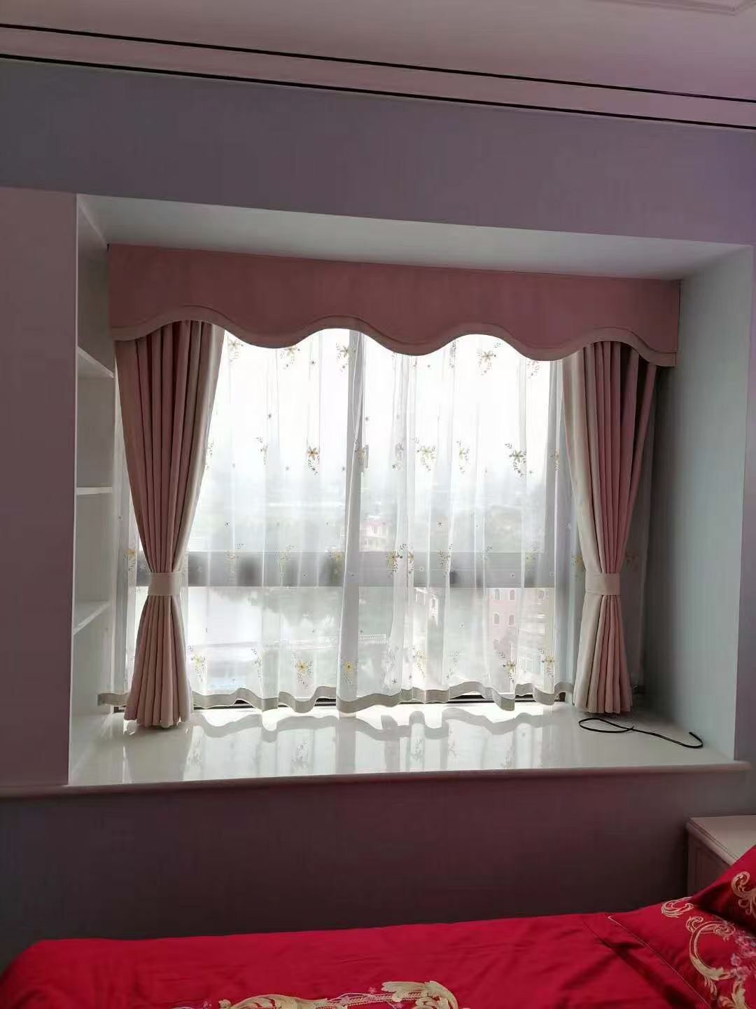 福田华富窗帘店卖家居窗帘遮光窗帘定做