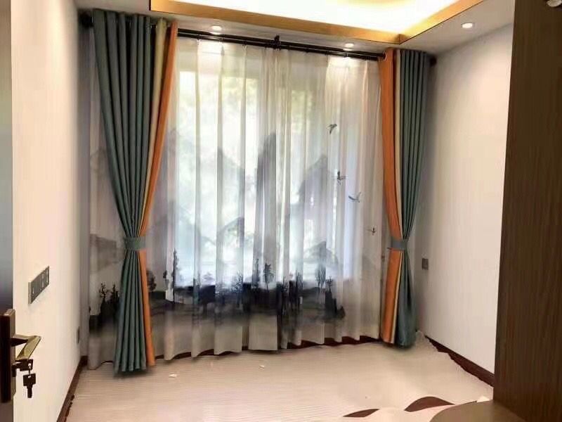 福田岗厦窗帘定做彩福大厦遮光窗帘安装