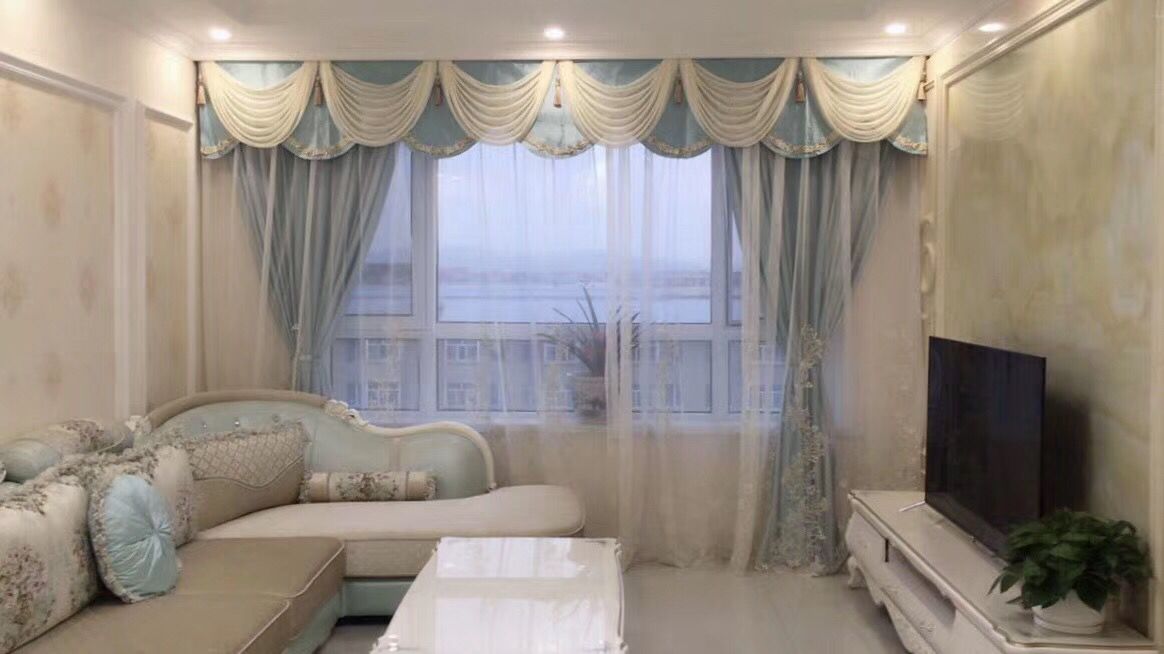 南山前海窗帘店定做家居窗帘遮光窗帘