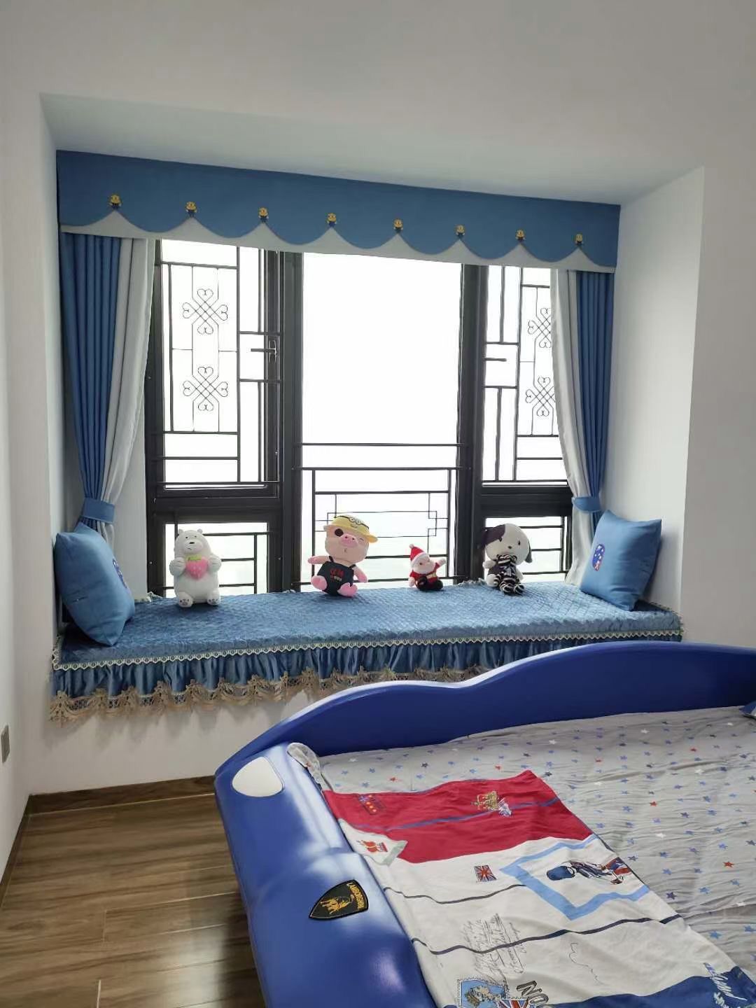 龙华观澜窗帘店定做家居窗帘遮光窗帘