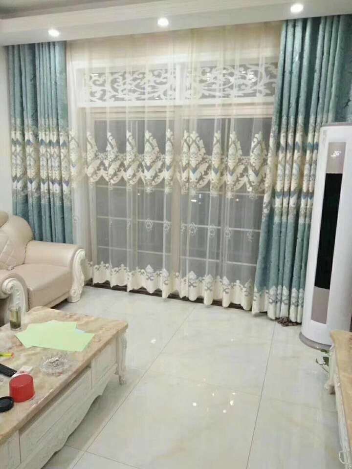 光明中海观园窗帘店定做家居窗帘遮光窗帘
